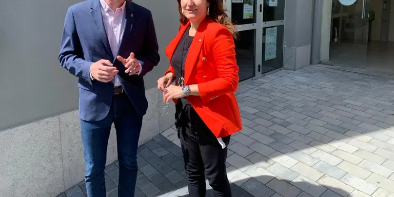 La vicepresidenta de la Generalitat Laura Vilagrà visita Caldes