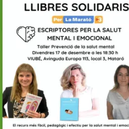 L'escriptora Sònia Fontseca, presenta taller a benefici de la marató al centre Viu Bé de Mataró. - episode art