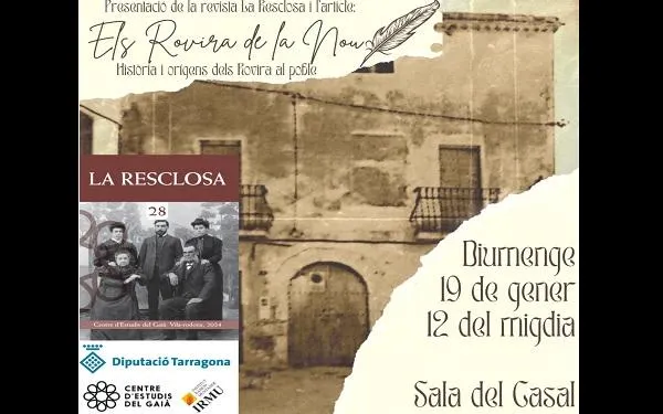 Foto: Ajuntament de la Nou de Gaià