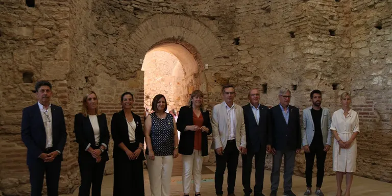La consellera de Cultura, Natàlia Garriga, signa a Centcelles el nou Pla d'actuació per la llengua al Camp de Tarragona i el Baix Penedès