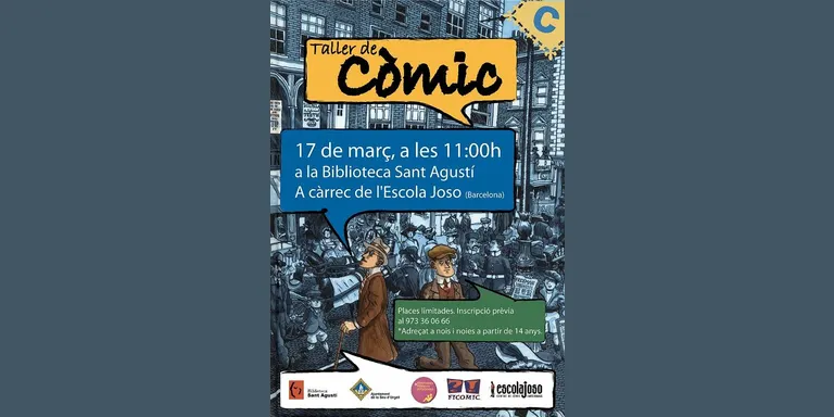 Taller de còmic adreçat a joves a partir de 14 anys
