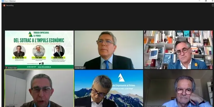 Més de 350 persones han seguit en línia la Trobada Digital 'Del sotrac a l'impuls econòmic'