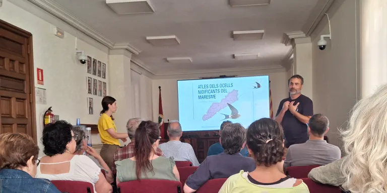 Enric Badosa presenta l'Atles d'Ocells Nidificants del Maresme