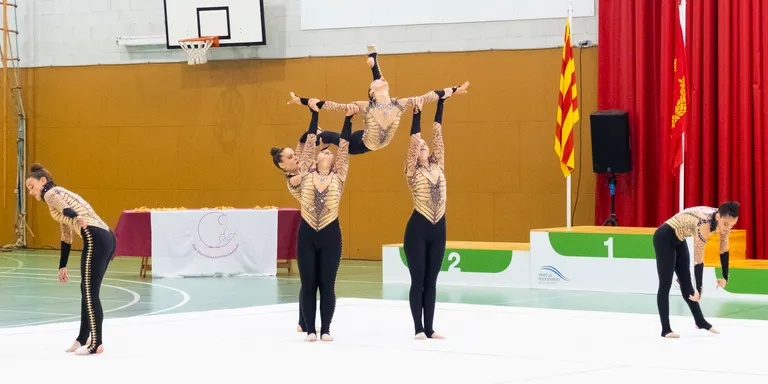 200 gimnastes es reuneixen al pavelló de Constantí en el II Open AGEGCAT
