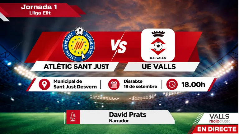 FINAL. Atlètic Sant Just 1 - UE Valls 1