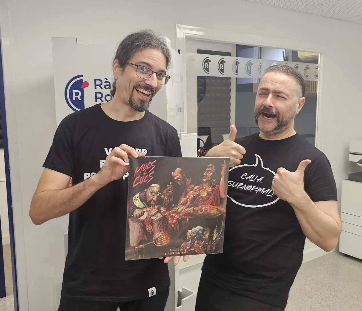 Guillem Tugues i Jordi Castells a Ràdio Rosselló.