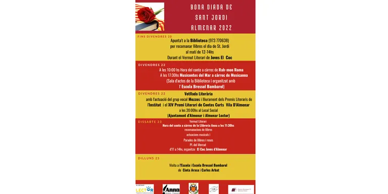 Diada de Sant Jordi a Almenar