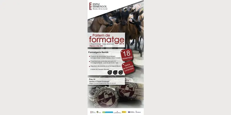 Tast guiat de la Formatgeria Baridà a l'Espai Ermengol