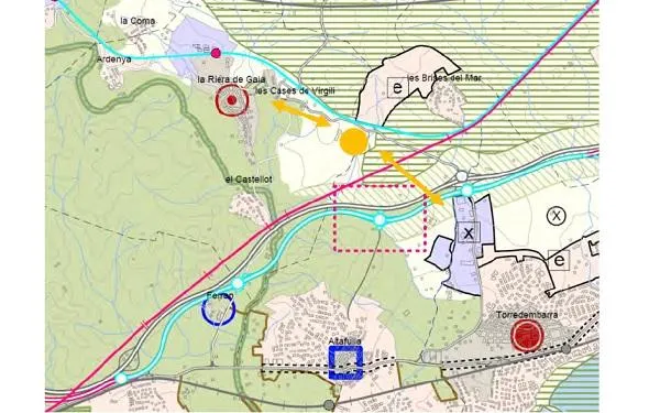 Foto: Avanç del projecte de modificació del POUM de la Riera
