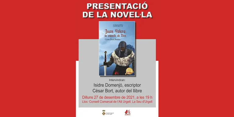 Cèsar Bort Buisán presenta a la Seu la novel·la 'Juan Valera, la espada de Dios'
