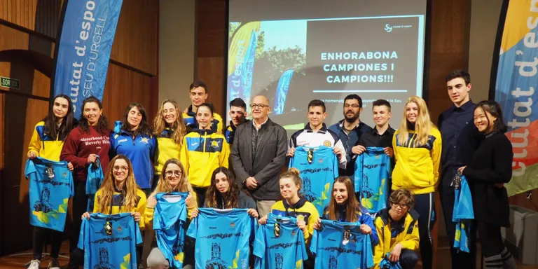 L'Ajuntament de la Seu premia els esportistes locals rellevants i homenatja Josep Giró