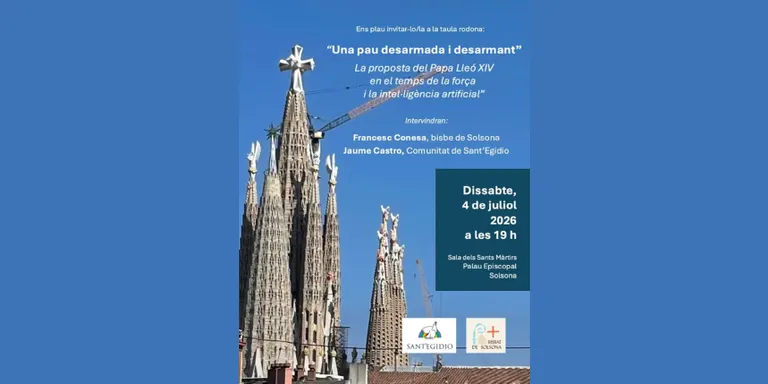 El bisbe de Solsona i el responsable de la Comunitat de Sant Egidi de Barcelona protagonitzen una taula rodona aquest cap de setmana