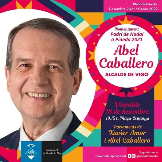 L'Alcalde de Vigo i president de la FEMP visitarà Pineda per ser anomenat Padrí del Nadal