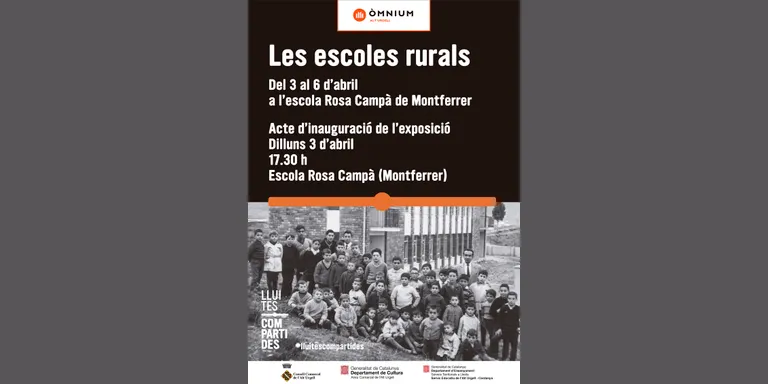Inauguració a Montferrer de l'exposició 'Les escoles rurals'
