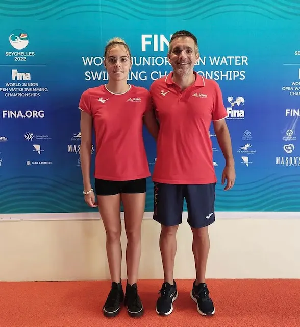 La nedadora del CN Caldes Carolina Oliveira, 4a al Mundial Júnior d'Aigües Obertes