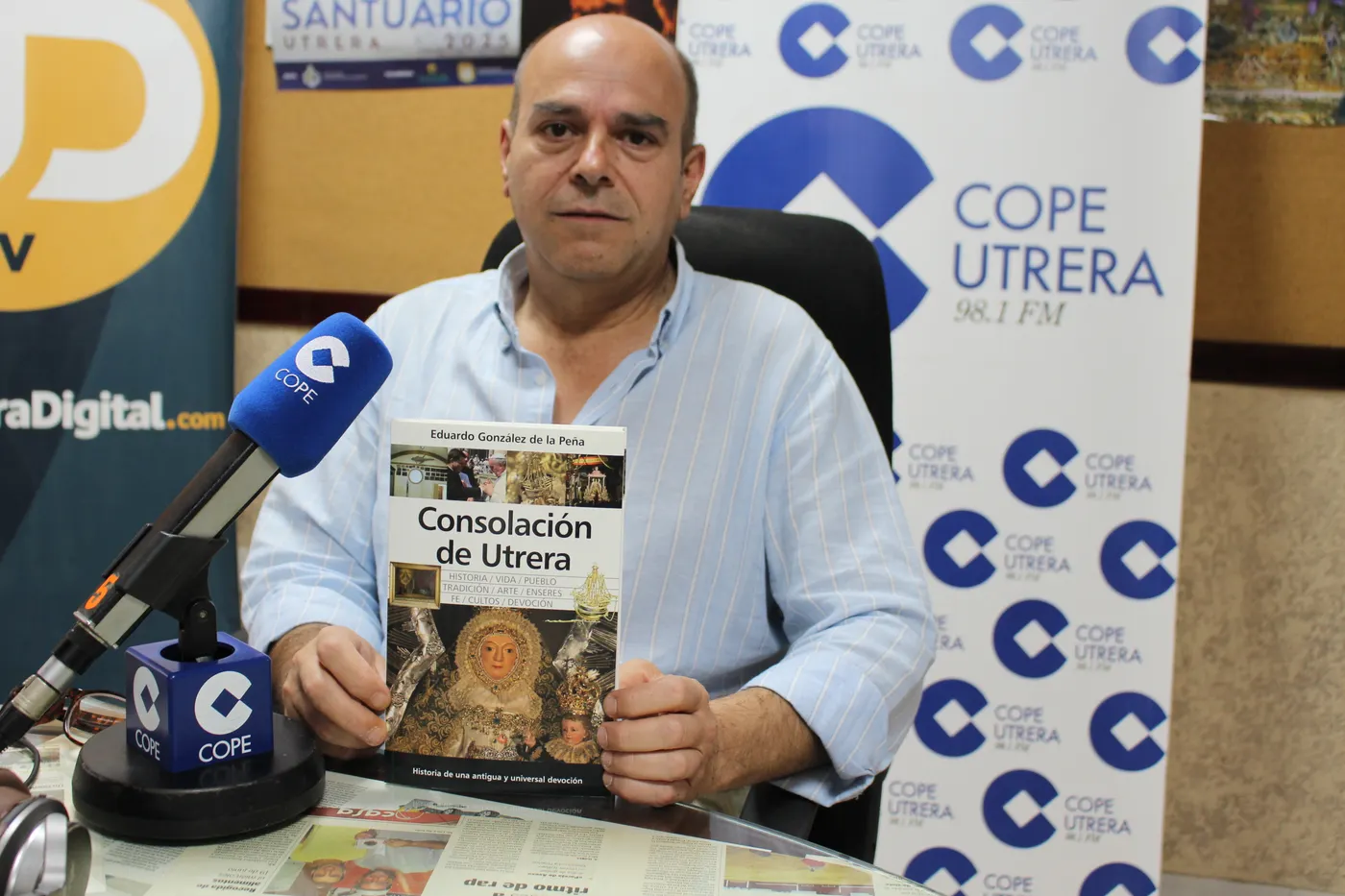 Eduardo González de la Peña nos presenta su nuevo libro dedicado a la Virgen de Consolación