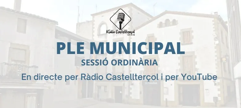 Ple Municipal – Sessió ordinària 30/11