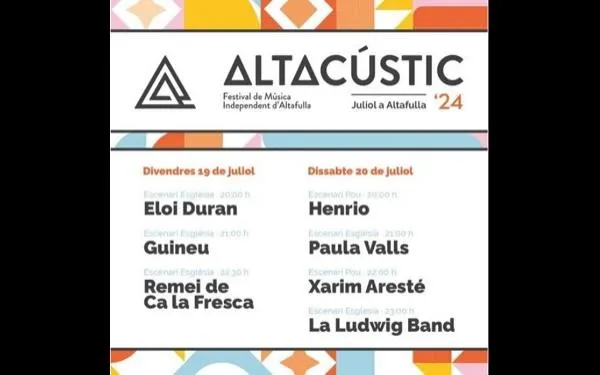 Altafulla viu el Festival Altacústic amb set concerts de música independent aquest divendres i dissabte