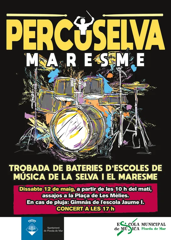 L'Escola de Música, amb col·laboració de l'Ajuntament, ha organitzat la III PERCUSELVA-MARESME