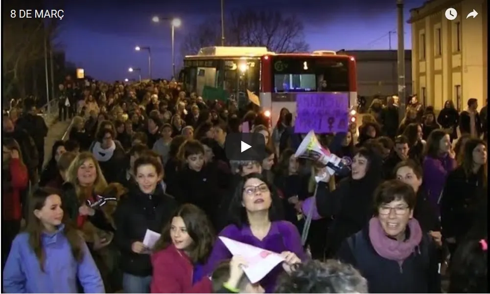 8M vaga feminista a Rubí