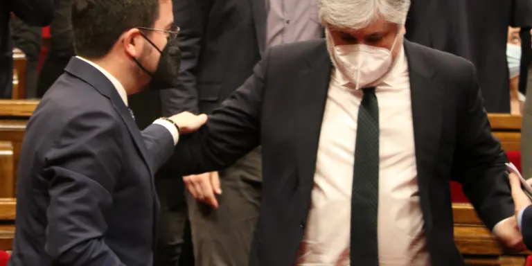 Junts torna a qüestionar la taula de diàleg i Aragonès crida l'independentisme a "rearmar-se"