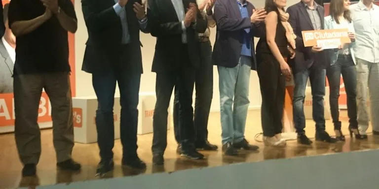 El candidat de Ciutadans, José Abadías, participa a un acte comarcal del partit