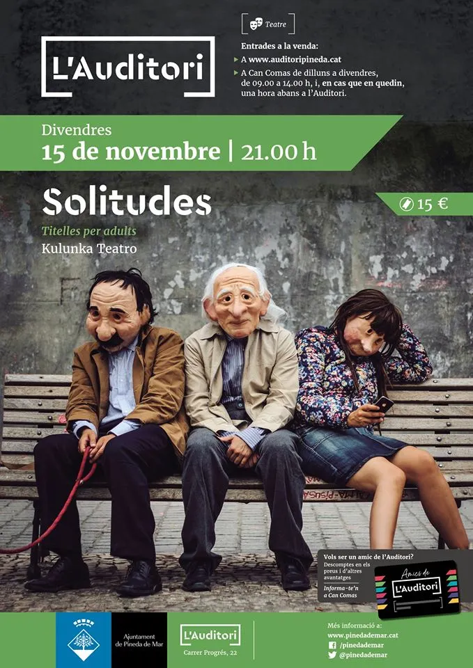 Espectacle de teatre de màscares 'Solitudes' a l'Auditori