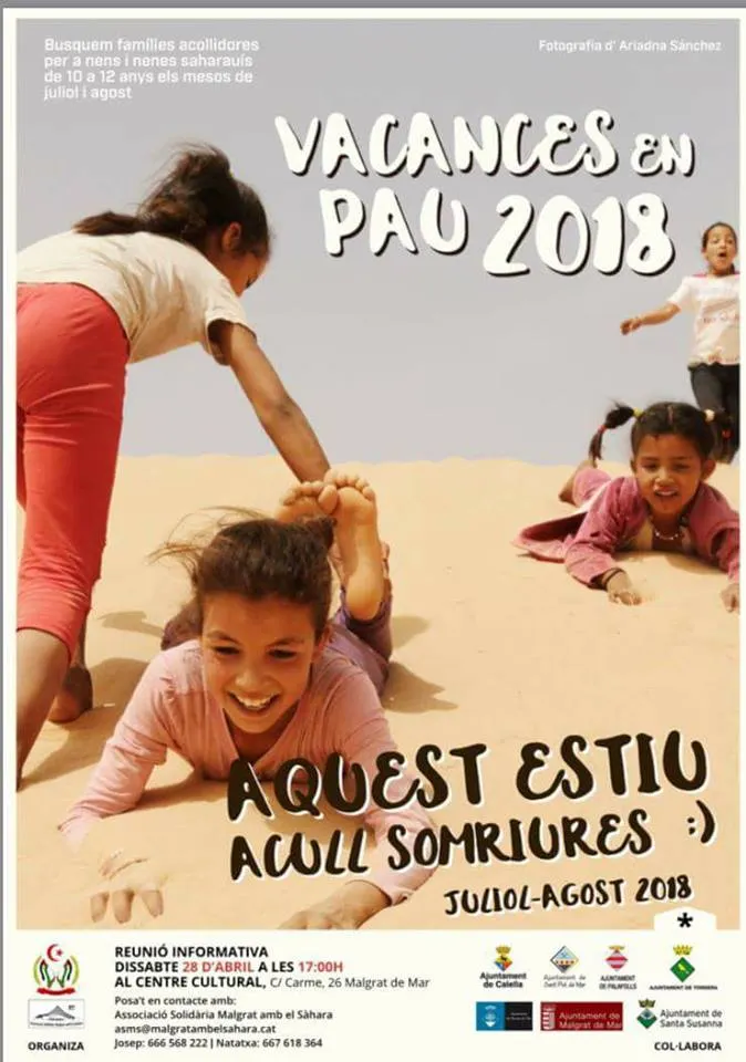 Reunió de famílies interessades en acollir un infant sahrauí a l'estiu