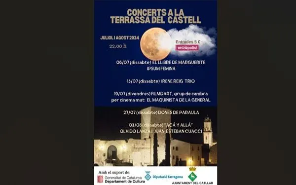 El cicle de concerts del Castell del Catllar modifica una de les actuacions programades