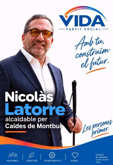 Nicolás Latorre encapçalarà la candidatura del nou partit VIDA a l’alcaldía de Caldes