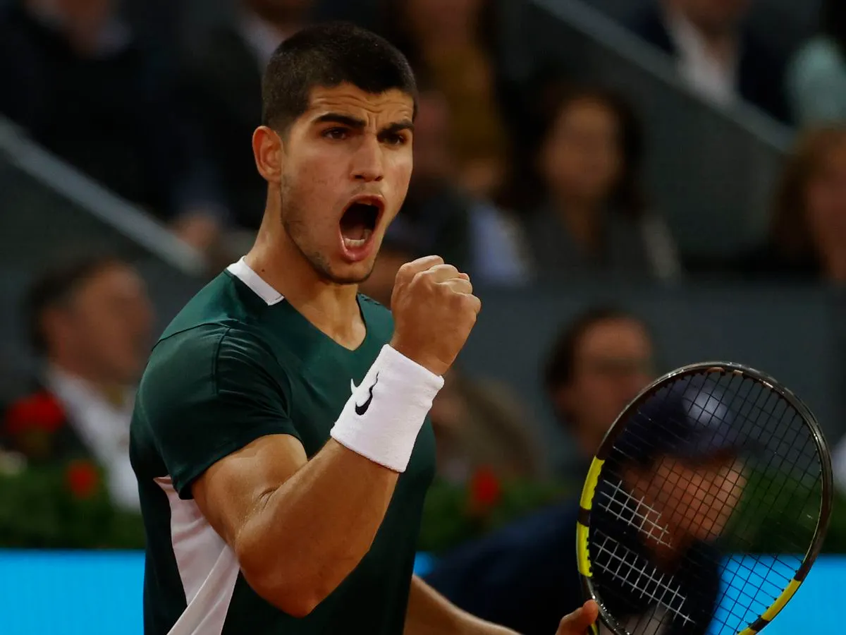 TENIS: Carlos Alcaraz supera a Nadal al Madrid Open