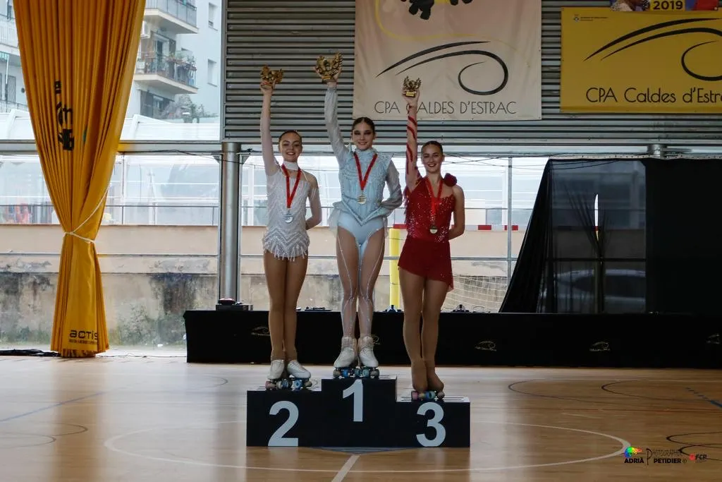 La patinadora calderina Elna Francès guanya el Campionat de Barcelona en la primera temporada com a júnior
