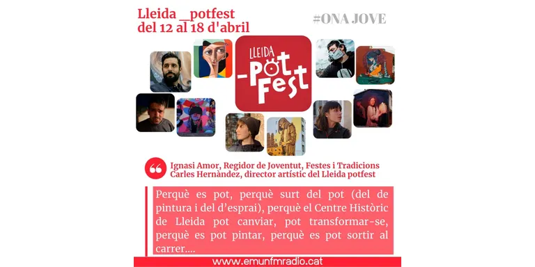 El Centre Històric es pintarà de colors amb el Lleida _potfest