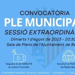 1 d’agost: Ple municipal extraordinari de l’Ajuntament de Begur - episode art