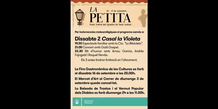 Comença la Festa Major Petita d'Altafulla