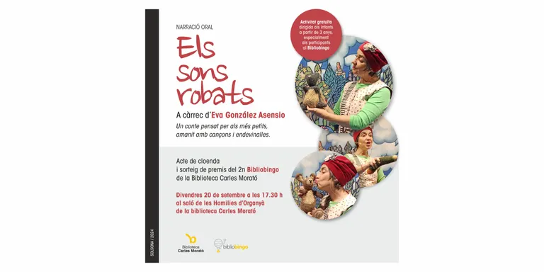 La Biblioteca tanca el Bibliobingo amb un espectacle per als infants a partir de 3 anys