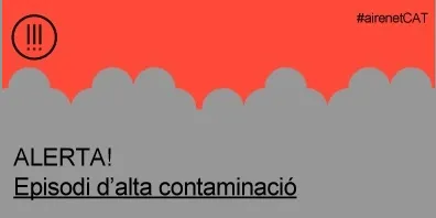 Declaració d'episodi ambiental per alta contaminació de l’aire