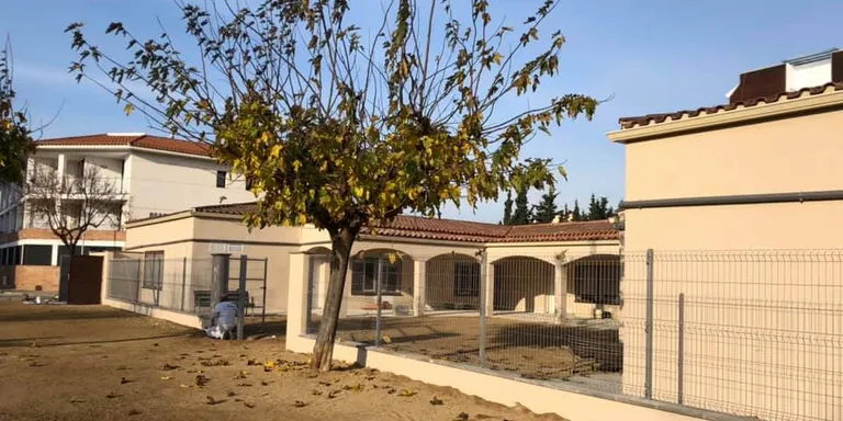 Recta final de les obres de l'Espai Educatiu Mestres Pijoan i Cutiller
