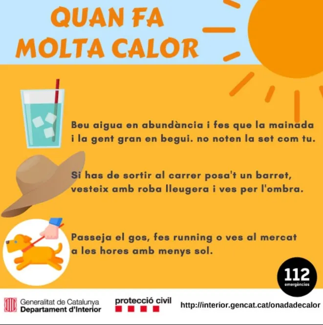 Caldes torna a posar la biblioteca municipal a disposició de les persones que necessitin combatre la calor per motius de salut