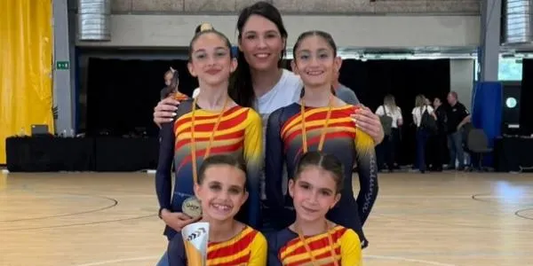 La patinadora del CP Torredembarra, Noa Mata, obté el bronze en el Campionat de Catalunya Aleví