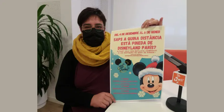 Gent de Pineda sorteja un viatge a Disneyland París a la campanya de Nadal