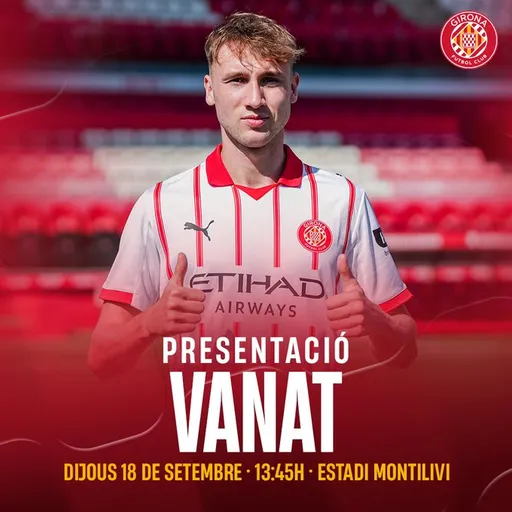 Roda de Premsa de presentació de Vladyslav Vanat