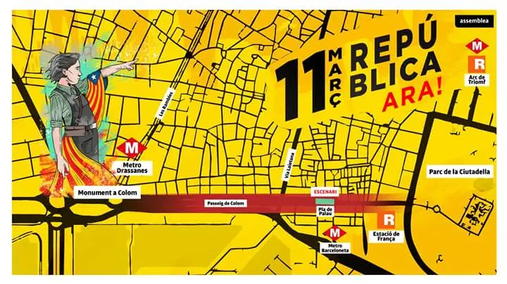 Autocar des de l'Alt Urgell per a la manifestació 'República ara!'
