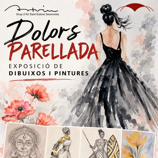 Entrevista a la sesrovirenca Dolors Parellada. Exposició de Dibuixos i Pintures.