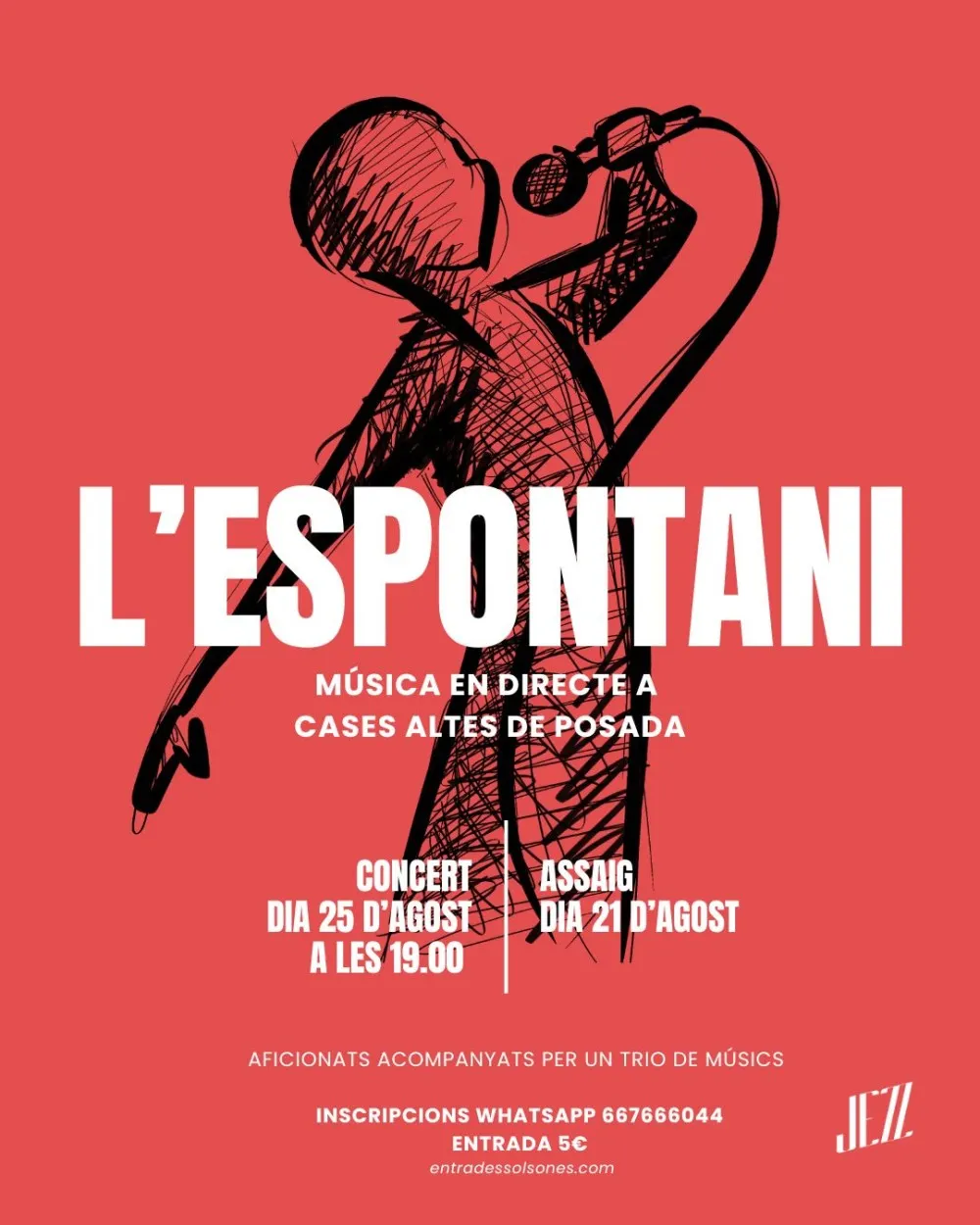 L'Espontani-Jezz torna aquest diumenge a les Cases Altes de Posada