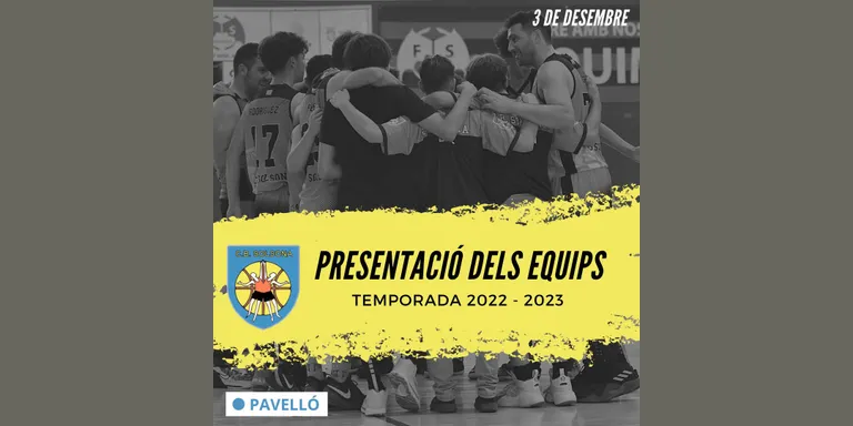 El Club Bàsquet Solsona presenta els equips de la temporada demà dissabte