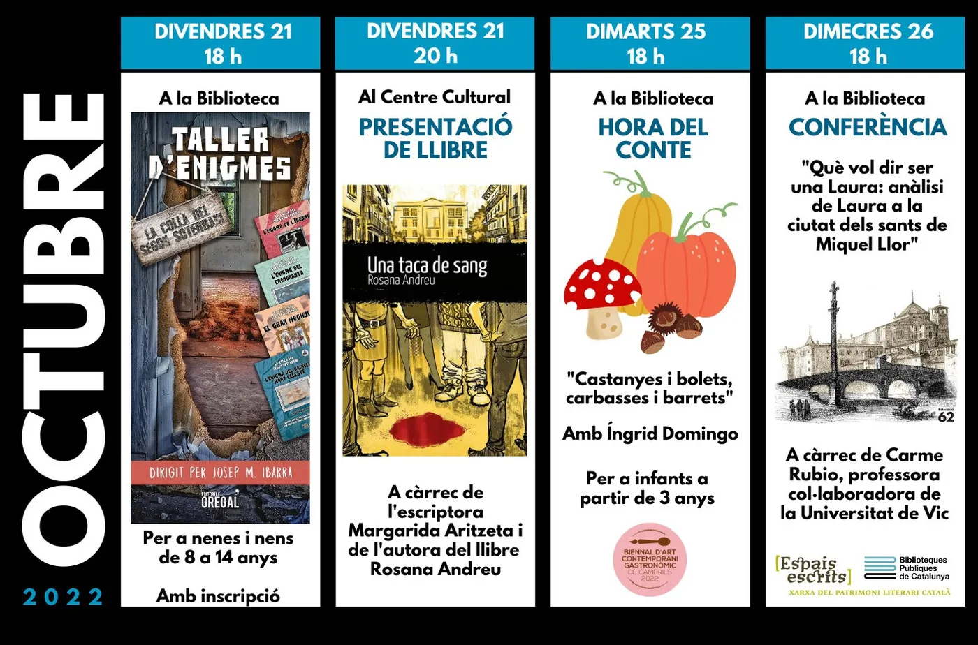 La Biblioteca de Cambrils aposta perquè els escriptors parlin del seu llibre al Club de Lectura adult