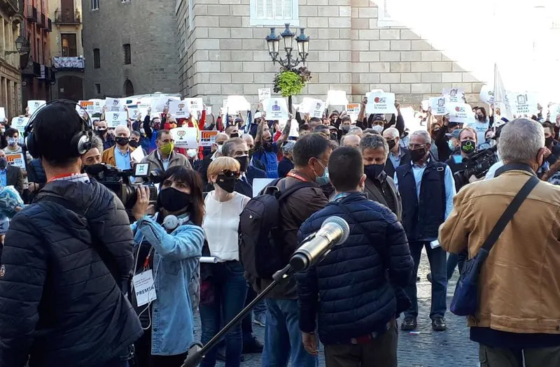 El sector de l'esport català s'ha manifestat per la seva aturada