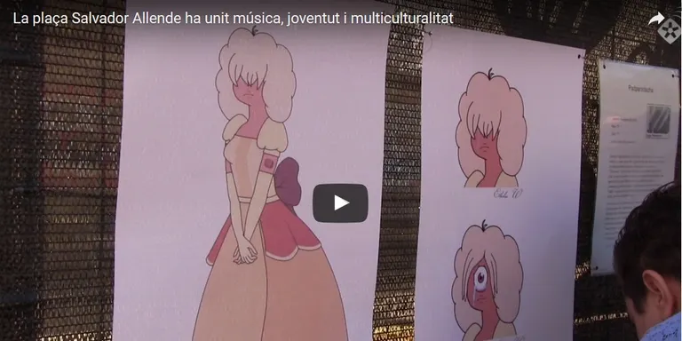 La plaça Salvador Allende ha unit música, joventut i multiculturalitat