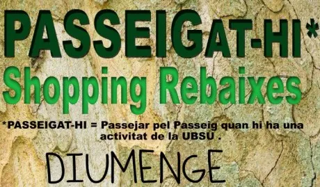 El comerç de la Seu s'instal·la al Passeig per al nou Shopping Rebaixes